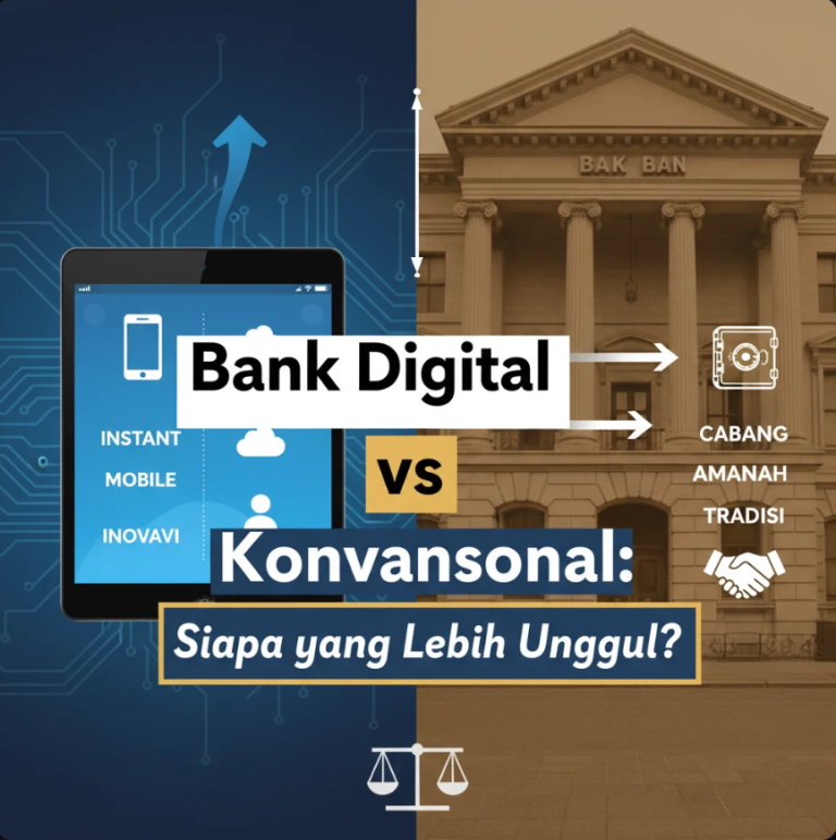 Pemilik UMKM sedang menggunakan aplikasi pinjaman online di smartphone untuk mengembangkan usahanya