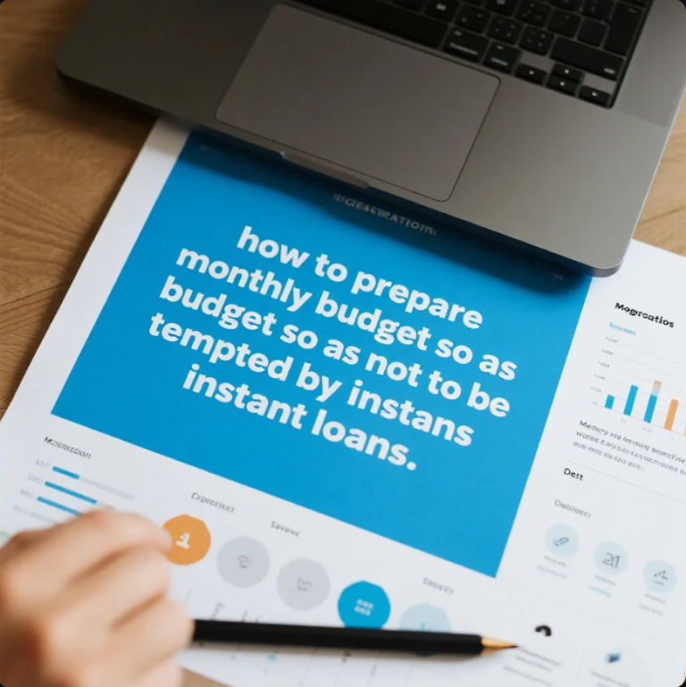 Seseorang menyusun anggaran bulanan dengan catatan pengeluaran dan aplikasi keuangan