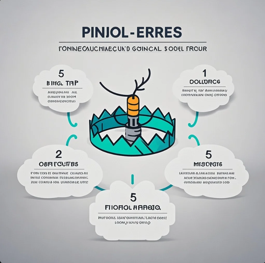 Ilustrasi seseorang memegang ponsel dengan notifikasi pinjaman online dan angka tagihan meningkat